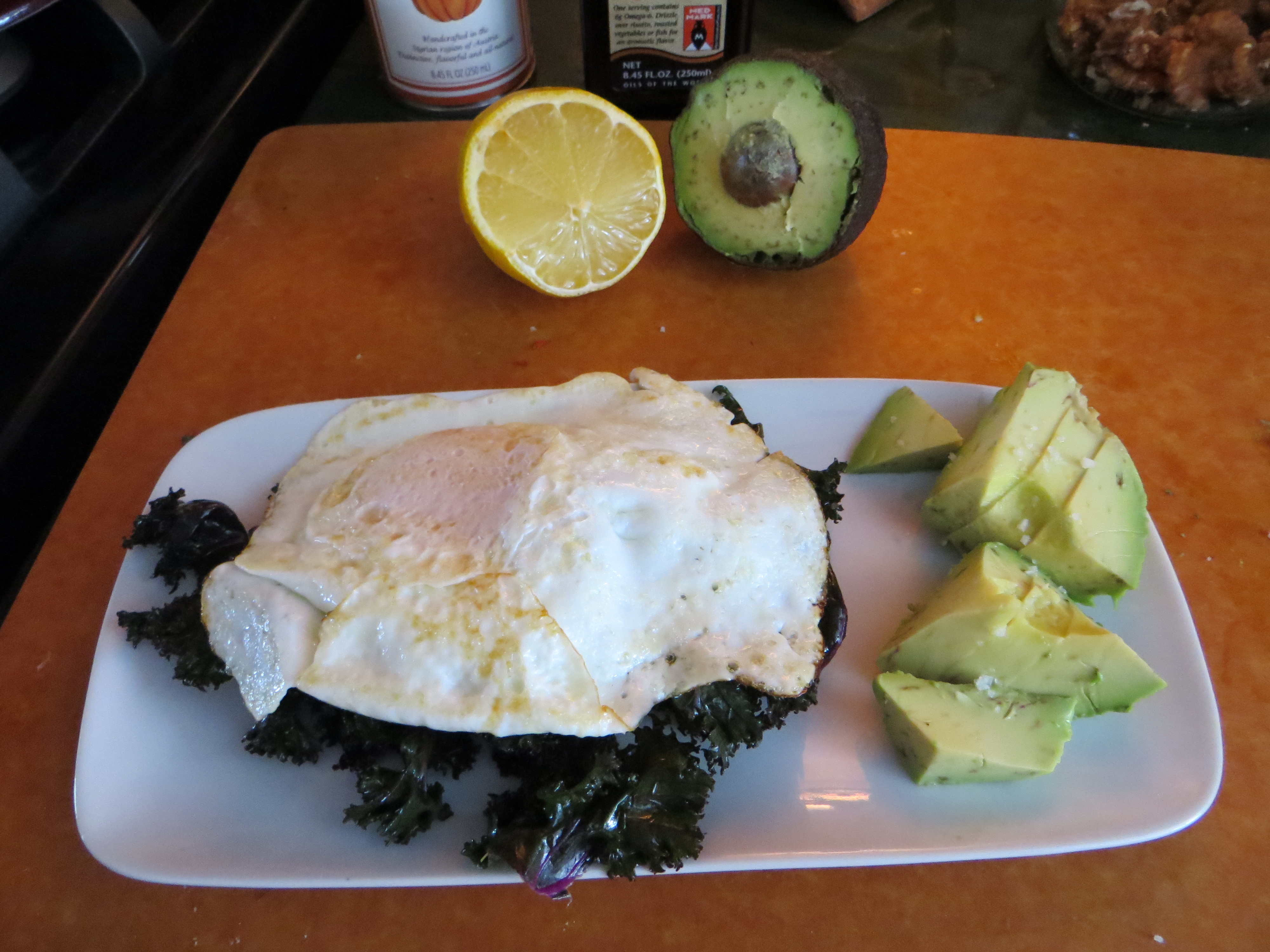 Egg Over Kale